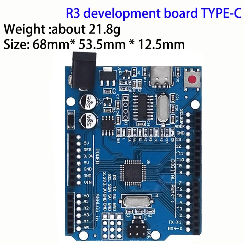 UNO R3 (CH340G) MEGA328P für Arduino UNO R3 + USB KABEL ATMEGA328P-AU – Bild 6