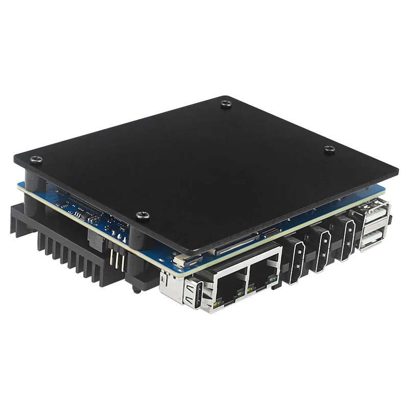 Orange Pi 5 Plus Aluminiumgehäuse, aktives passives Metall-Kühlgehäuse – Bild 5