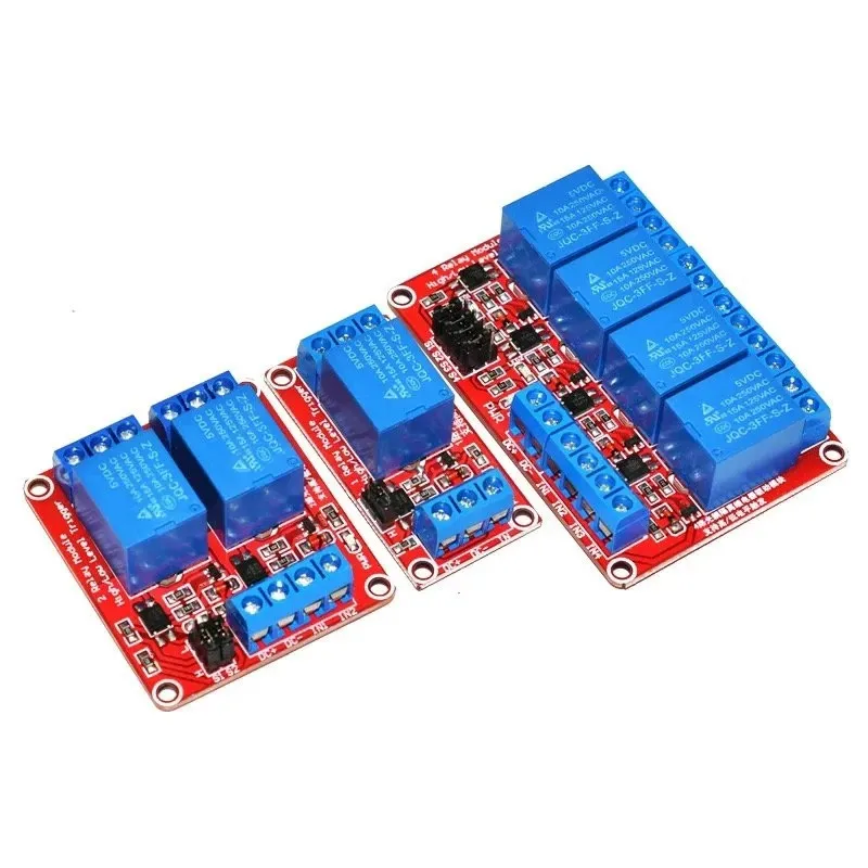 DC 5V 12V 24V 1 2 4 6 8-Kanal-Relaismodul-Platinenabschirmung – Bild 4