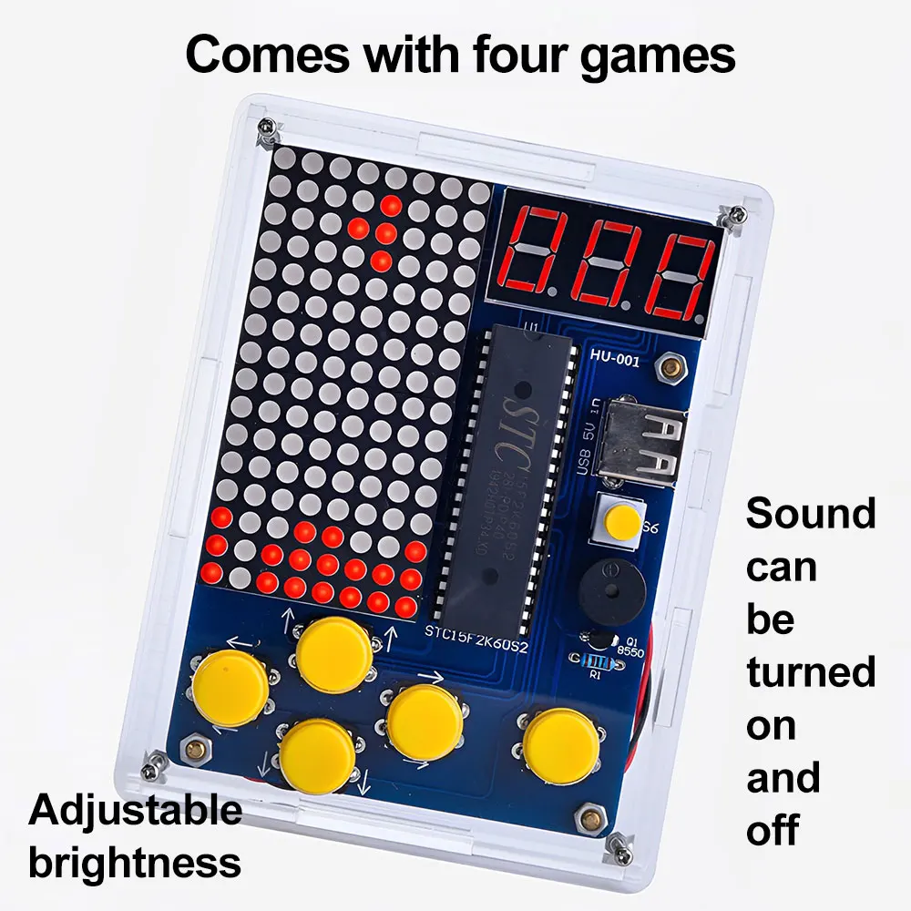 DIY-Lötprojekt-Spiel-Set, klassische Spiele für elektronische – Bild 5