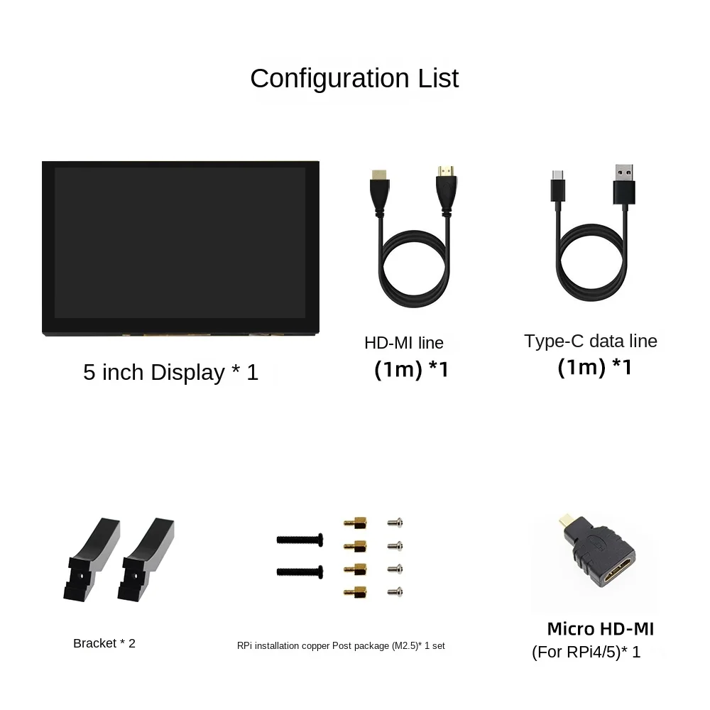 Kapazitives Touch-Display für Raspberry Pi 5/4B 5 Zoll/7 Zoll HDMI – Bild 3