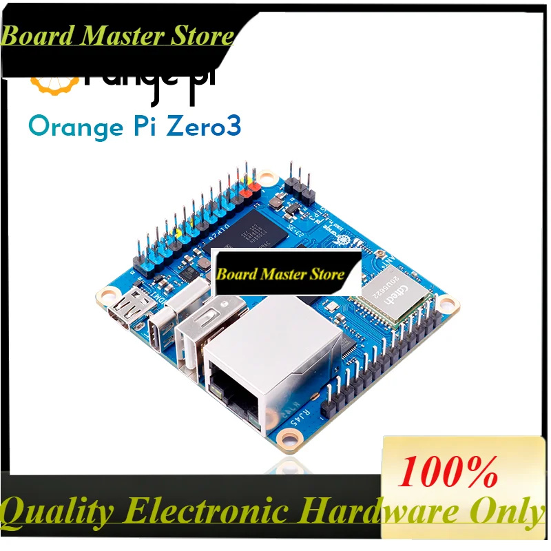 BoaMasM Orange Pi Zero 3 4GB RAM DDR4 Allwinner H618 WLAN Bluetooth Mini-PC Orange Pi Zero3 Entwicklungsboard
