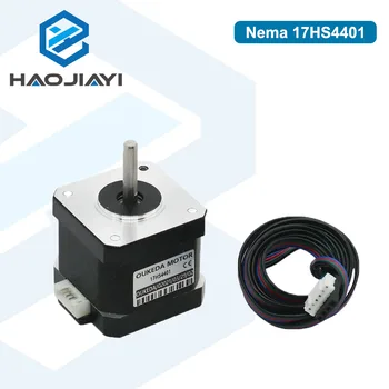 Nema 17 Schrittmotor 0,9 Grad Motor 280 mN.m/57g.cm 1,3A Nema 17HS4401 4-Leiter Nema17 Schrittmotor DIY CNC