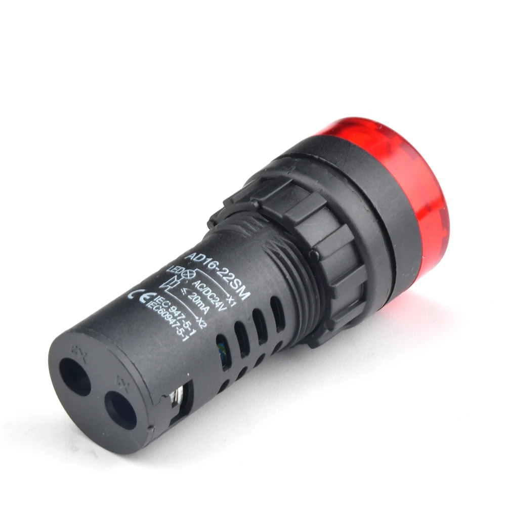 Summer AD16-22SM Strobe Buzzer Alarm Kontrollleuchte Ton AC DC 12V 24V – Bild 3