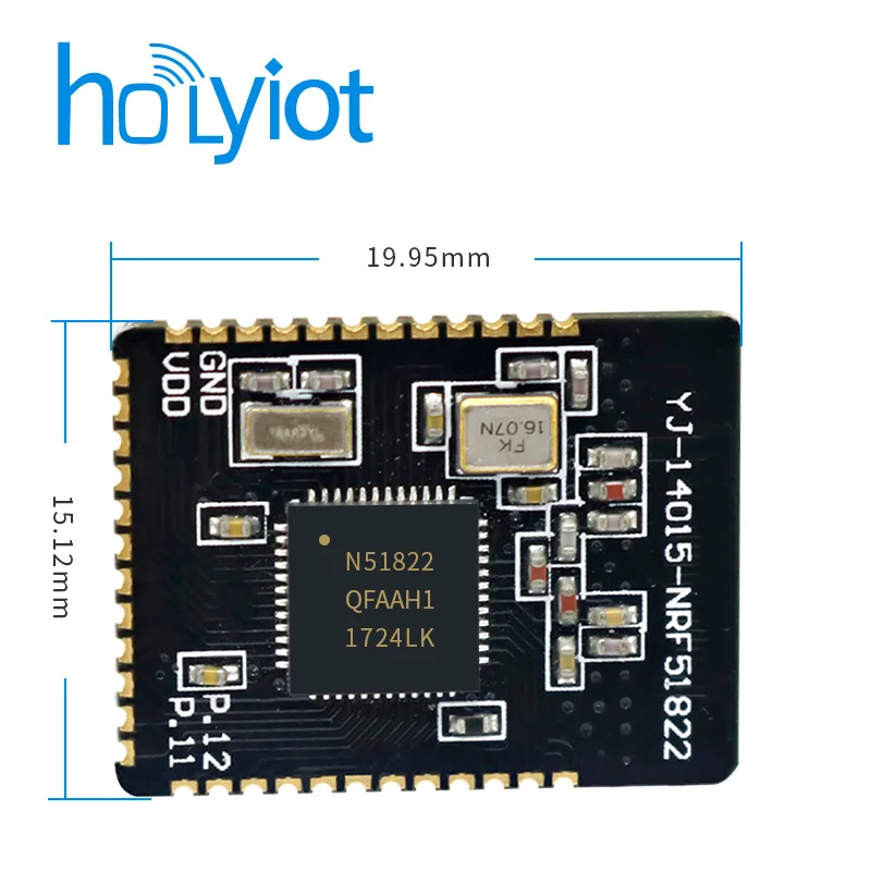 NRF51822 BLE 4.0 Bluetooth 2,4G Wireless Modul Antenne Board Für ULP – Bild 3