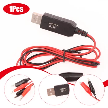 USB-Ladekabel 5V USB zu 1,5V 3V 4,5V 6V 9V 12V Aufwärtswandler-Kabel Netzteiladapter für Elektronisches