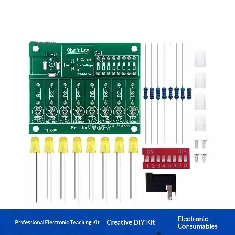 DIY Lötübungs-Set LED-Stromtest Elektronik-Herstellung DIY-Teile – Bild 3
