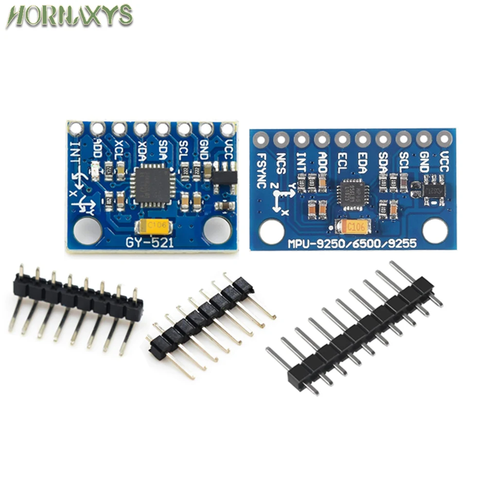 GY-521 MPU-6050 MPU6050 Modul 3-Achsen-Analog-Gyroskopsensoren – Bild 2
