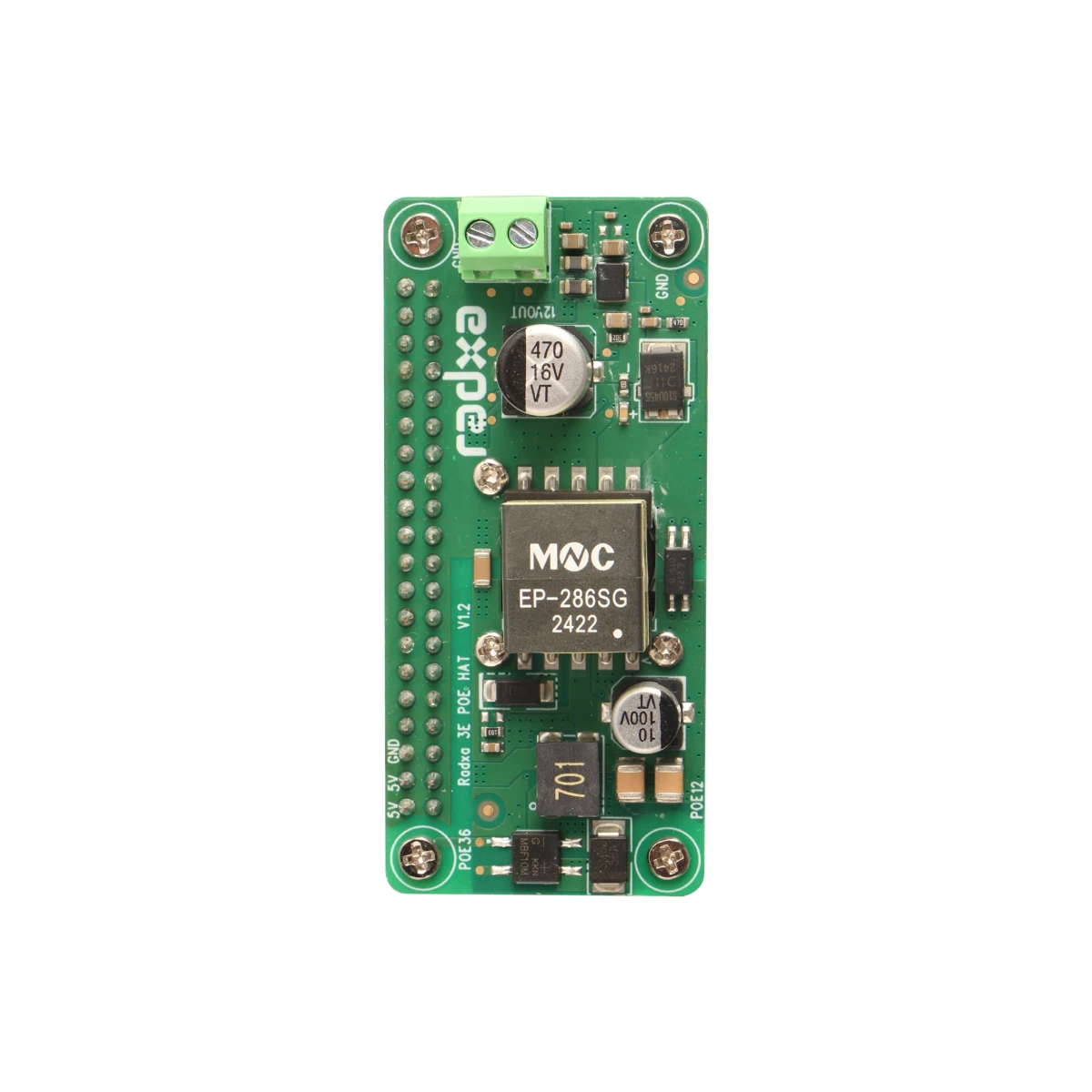 Radxa ZERO 3E PoE HAT, entworfen für Radxa ZERO 3E, einfach – Bild 5