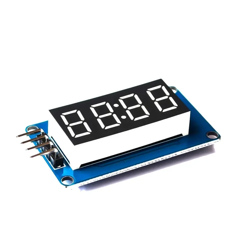 TM1637 LED-Anzeigemodul für Arduino, 7 Segmente, 4 Bits, 0,36 Zoll Uhr, rote Anode, digitale Röhre, vier
