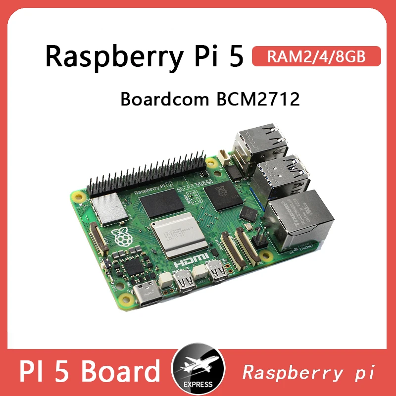 Raspberry Pi 5 Pi5 2 GB / 4 GB / 8 GB RAM-Option