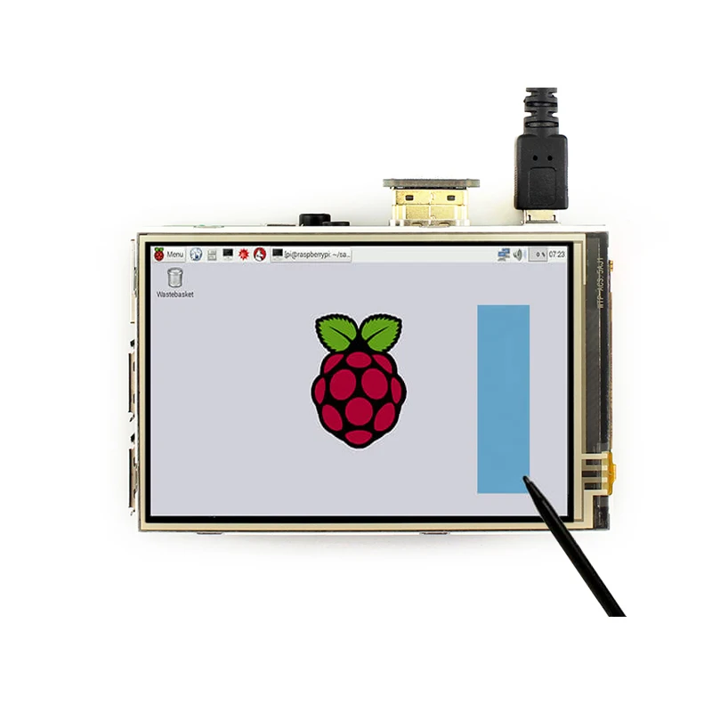 Raspberry Pi 3,5 inch touchscreen 3,5 zoll display 480 × 320 IPS touchscreen kompatibel mit HDMI