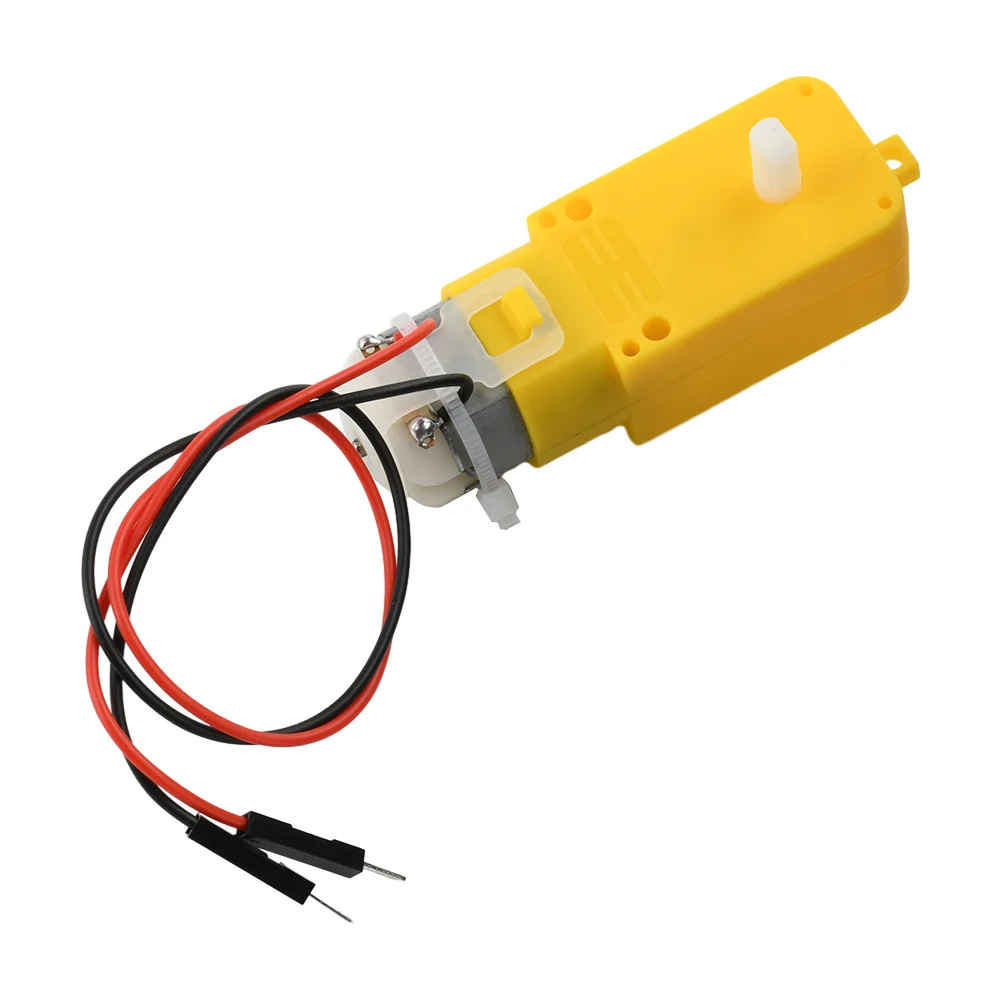 DC 3-6V TT zweiachsiger Getriebemotor 1:48 Untersetzungsmotor passend für Arduino DIY Smart Car Roboter fahren