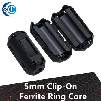 5mm Clip-On-Ferritringkern-Geräusch unterdrücker für Filter für aktive Komponenten mit Emi-RFI-Clip-Kabel