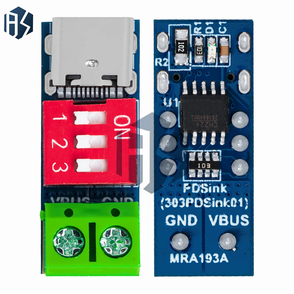 USB-C PD-Trigger-Modul - programmierbarer 12-V/9-V-Boost-Konverter – Bild 6
