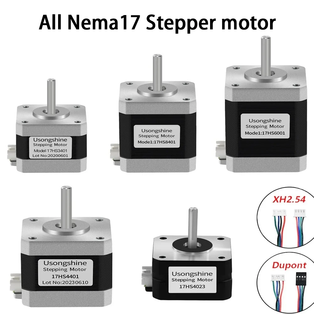 Nema17 Schrittmotor 42BYGH 4-Leiter 17HS4401 17HS4023 Schrittmotor – Bild 4