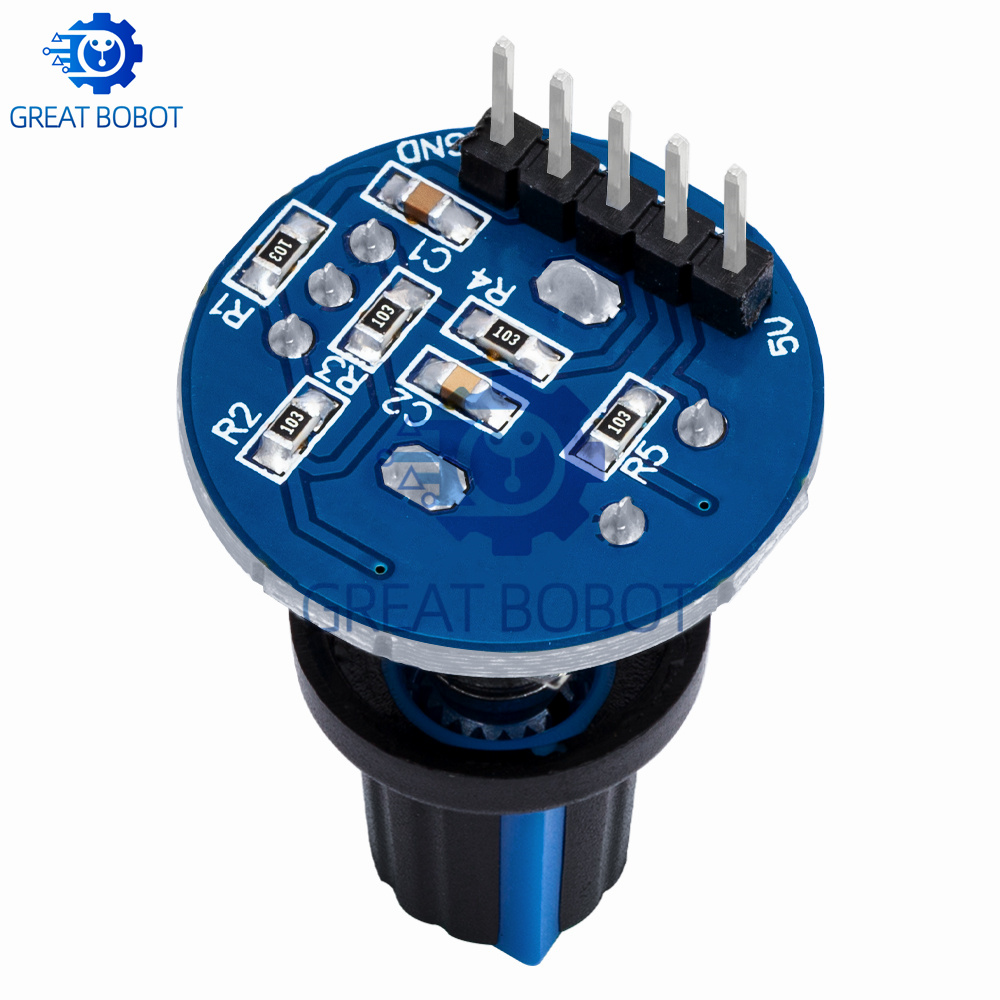 BS EC11 Drehgebermodul: Runder Audio-Potentiometerknopf für die – Bild 6