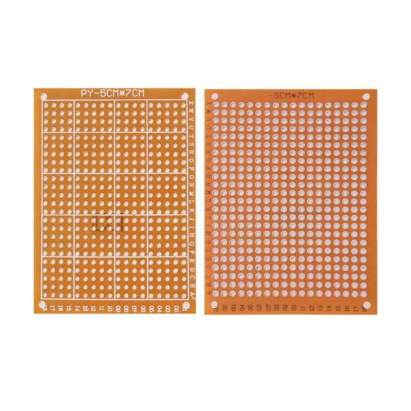 PCB-Prototyp-Protoboard-Set, 432-Loch-Perforiertes Board, Zuverlässiges Schaltungstestboard (10 Stück)