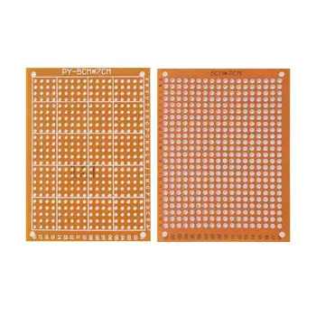 PCB-Prototyp-Protoboard-Set, 432-Loch-Perforiertes Board, Zuverlässiges Schaltungstestboard (10 Stück)