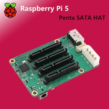 Radxa Penta SATA HAT für Raspberry Pi 5, bis zu 5x SATA Discs HAT für ROCK 5A/3A//ROCK 5C/2A/2F/4D
