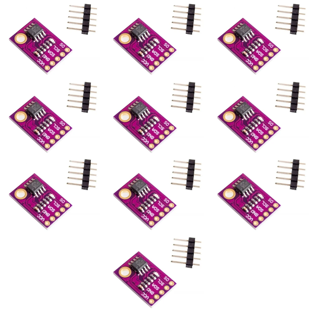LM75 LM75A Temperatursensor Hochgeschwindigkeits-I2C-Schnittstelle Hochpräzises Entwicklungsboard-Modul