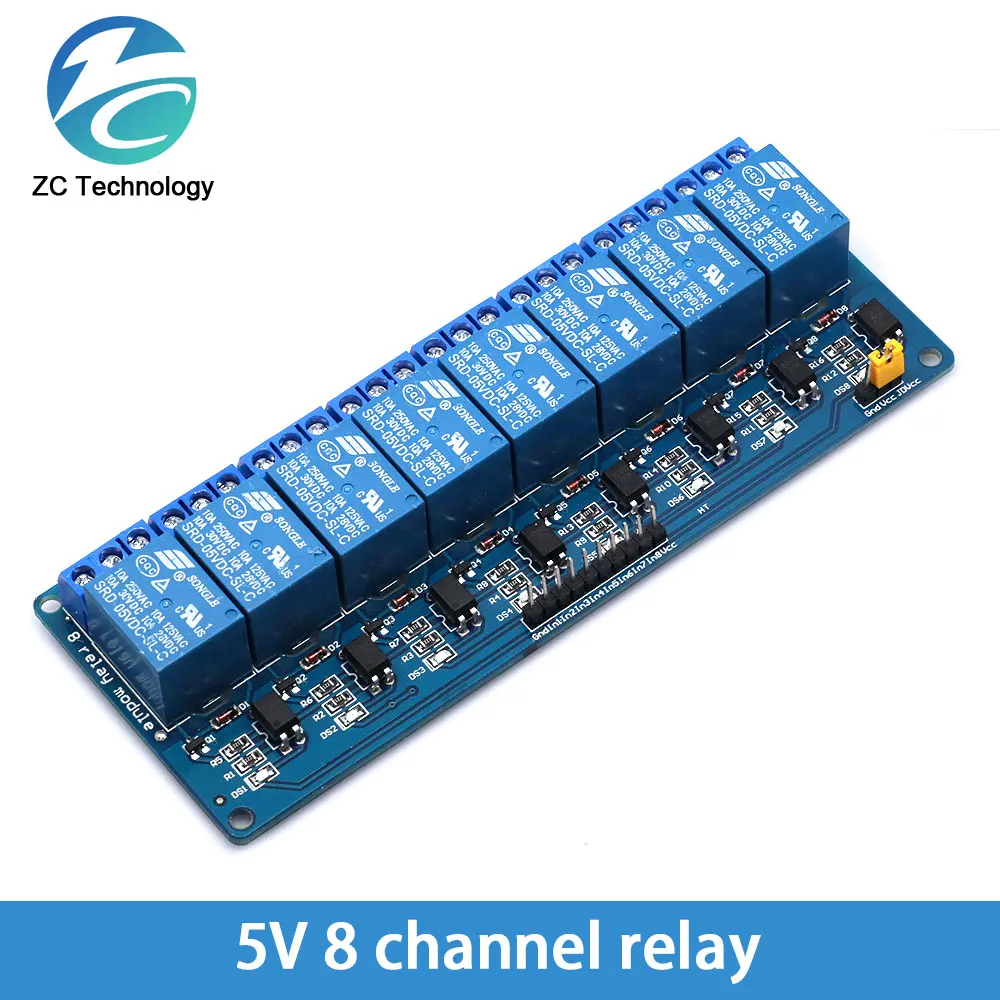 5V 12V 1 2 4 6 8-Kanal-Relaismodul mit Optokoppler. Relais ausgang 1 2 – Bild 6