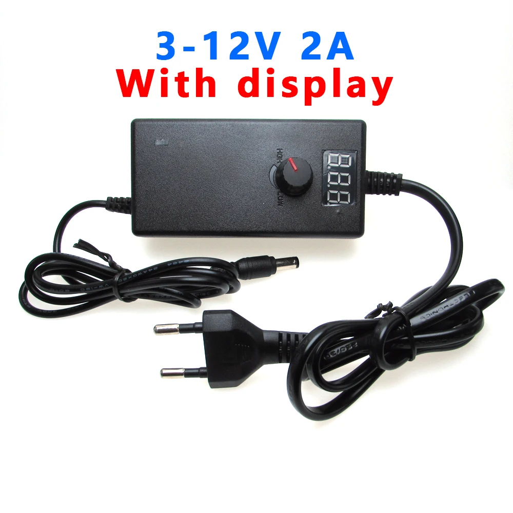 AC DC 3V 5V 9V 12V 24V 36V Netzteil Adapter 1A 2A 3A 5A 10A Transformatoren 220V zu 12V Netzteil Einstellbare