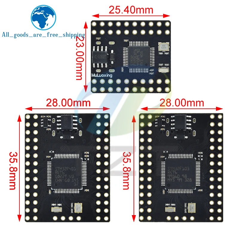 STM32F103C8T6/RCT6 STM32F401RET6 CH340 Entwicklungsboard – Bild 5