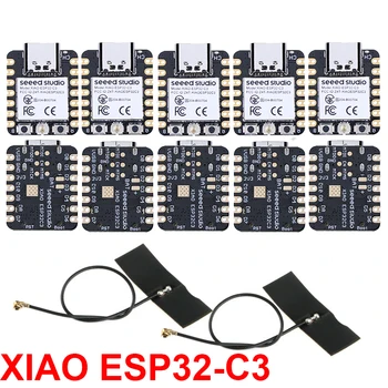 Seeed Studio Seeedstudio XIAO ESP32C3 ESP32-C3 BLE 5.0 WLAN-Entwicklungsboard, ESP32 Tiny MCU, 4 MB (5 Stück)