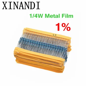 Widerstand machen Films machen Metall, Rescino Do Ohm de 1R 22M 1% 100R 220R 1K 1,5 K 2,2 K 4,7 K 10K 22K 47K