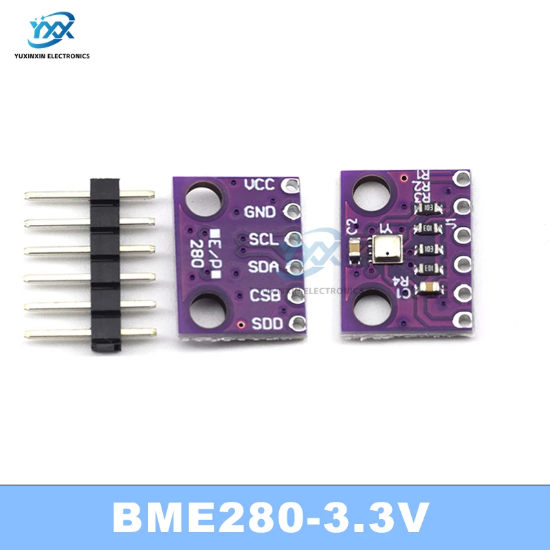 BME280 Sensormodule Digitale Temperatur-Feuchtigkeits-Barometrische Drucksensoren 3,3V 5V 1,8-5V I2C SPI