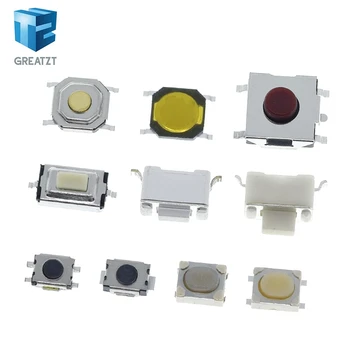 3*6 3*4 4*4 SMD Tactile Tact Push Button Schalter 2Pin 4Pin Touch Micro Schalter 3x4x2 3x6x4,3 (10 Stück)