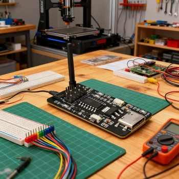 ESP-01/01S Drahtloses transparentes Übertragungsmodul ESP8266 Serieller Port zum WiFi-Modul-Adapterplatine