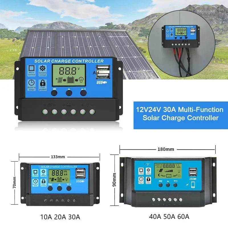 1000W Solarpanel 12V Solarzelle mit 60A 100A Controller Solarladung – Bild 6