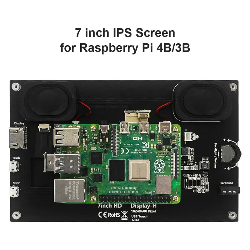 Raspberry Pi 5 7 zoll IPS Touchscreen Monitor 1024X600 HDMI-kompatibel – Bild 3