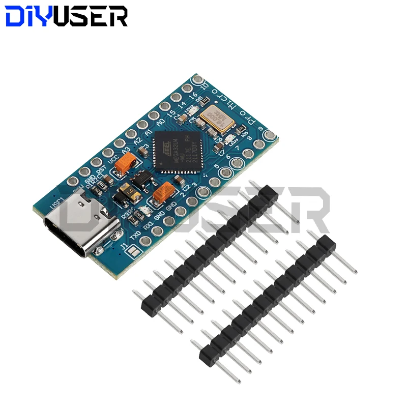 MICRO/MINI/TYPE-C USB ATMEGA32U4 Modul 5V 16MHz Board ATMEGA32U4-AU/MU – Bild 3