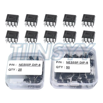 Integrierte Schaltkreise NE555 NE555P DIP-8 IC-Chip-Kit
