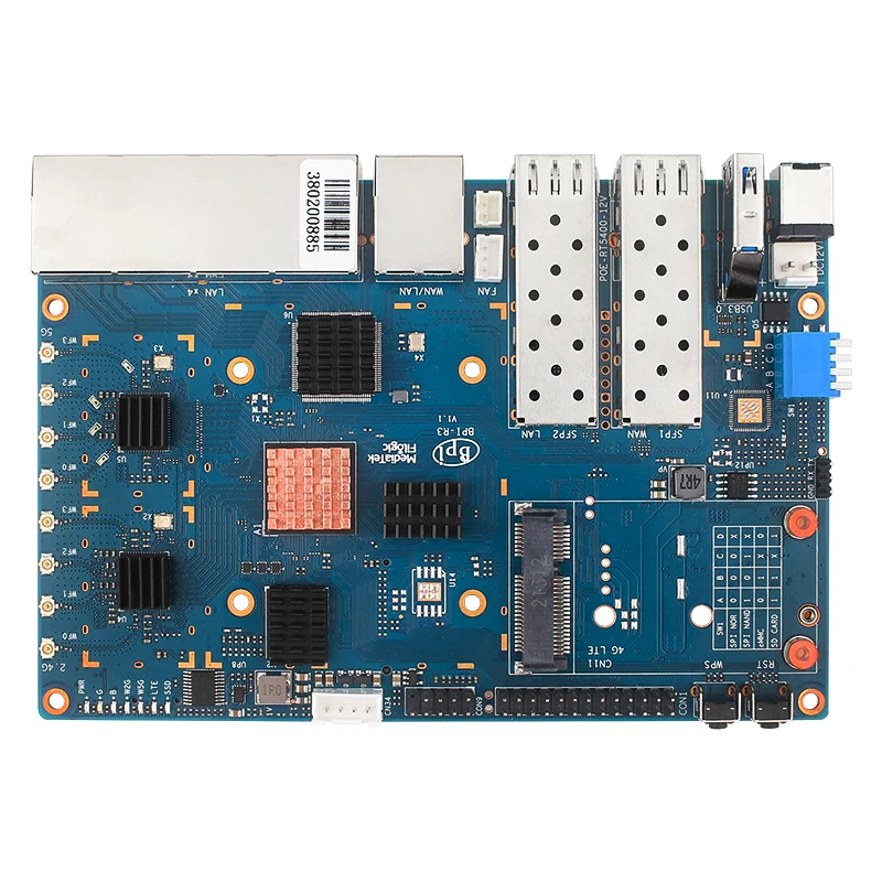 Banana Pi R3 Aluminiumgehäuse schützen Metallgehäuse optionale – Bild 3