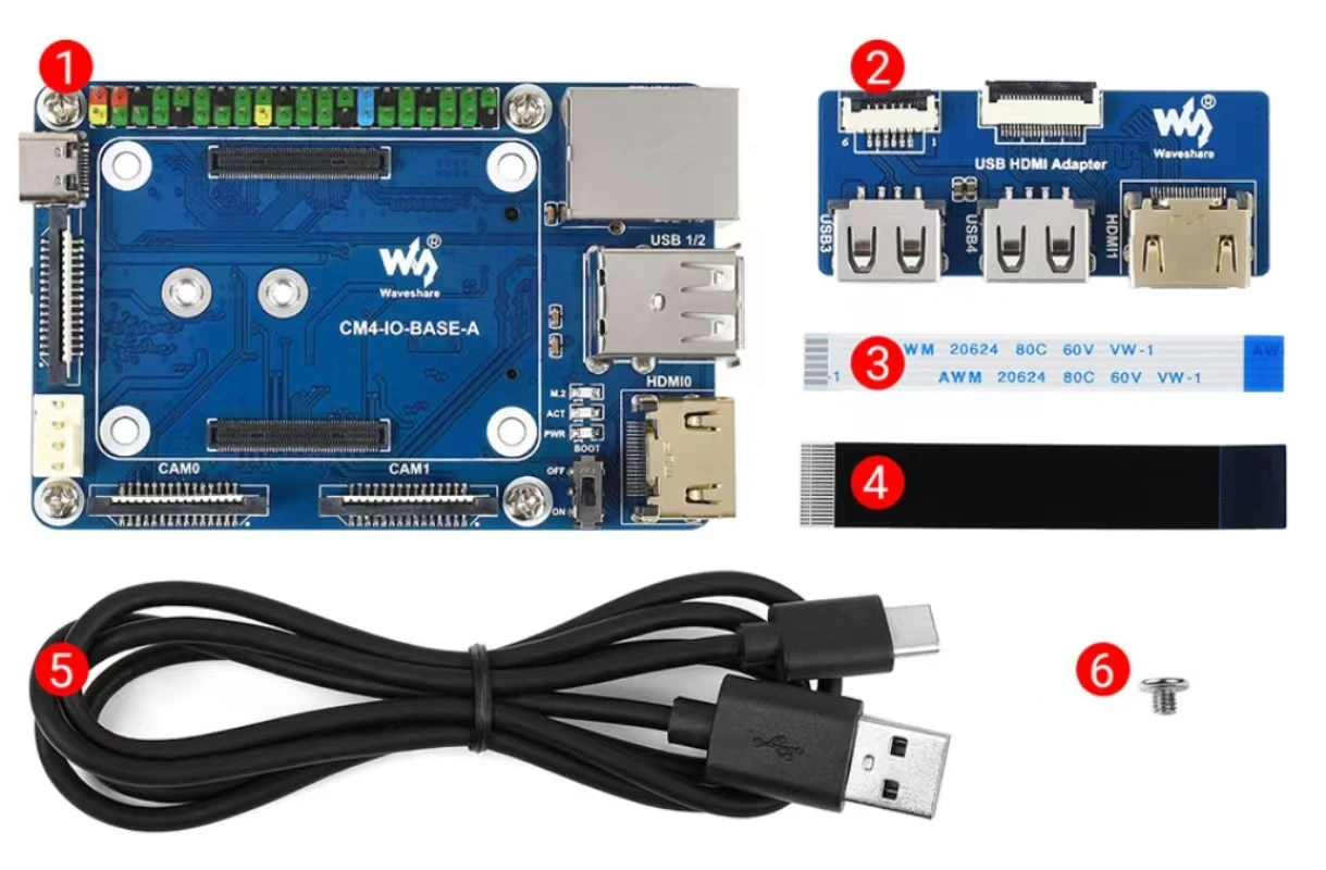 Mini Base Board A/B/C Designed for Raspberry Pi Compute Module – Bild 4