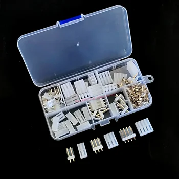 Schachtel JST CH3.96 Pin Header Stecker 2/3/4 Pin JST CH 3,96mm Stecker Buchse Kunststoff Gehäuse (120 Stück)