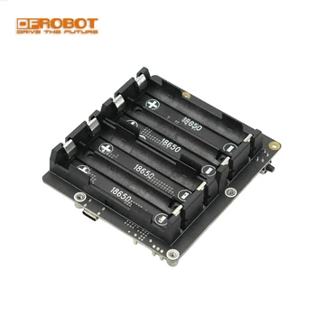 DFRobot 18650 Batterie USV HAT Unterbrechungsfreie Stromversorgung 5,1 V 5 A Kompatibel mit Raspberry Pi 5