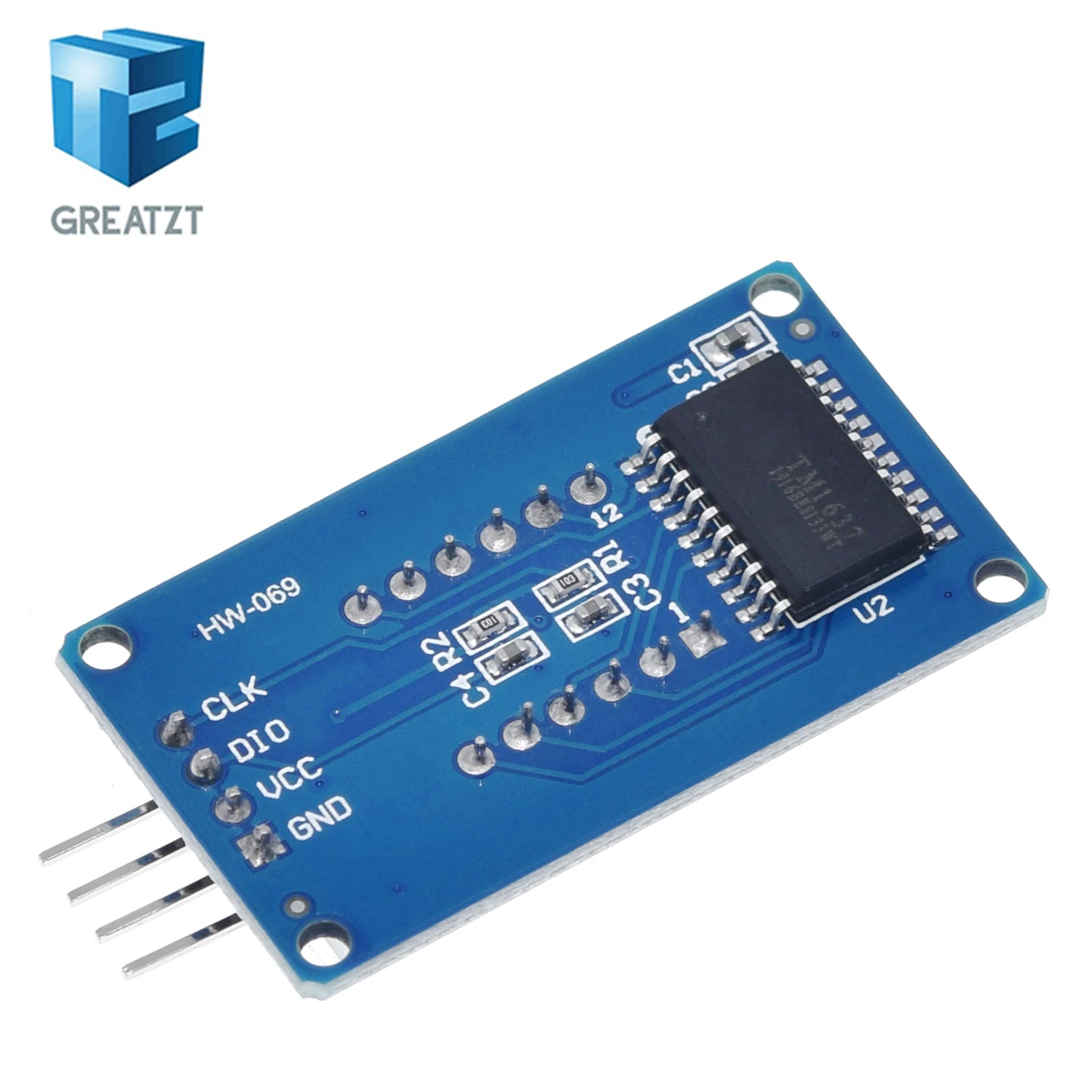 TM1637 LED-Anzeigemodul für Arduino 7 Segment 4 Bits 0,36 Zoll Uhr RED – Bild 6