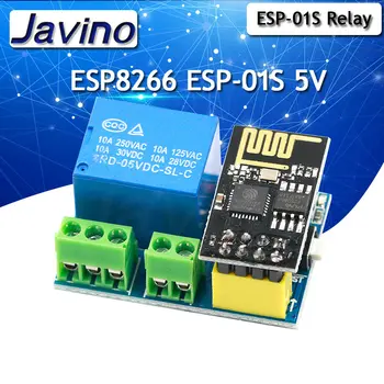 ESP8266 ESP-01S 5V WiFi-Relaismodul für Smart Home, Fernbedienungsschalter, Telefon-App, ESP01 ESP-01