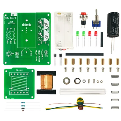DIY elektronisches Kit Löten elektro magnetische Pistole Herstellung Booster Modul Schaltung elektronische