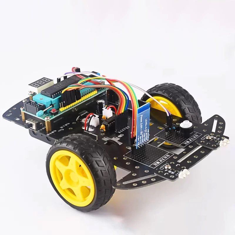 Elektrisches Wettbewerbs-Mecanum-Rad Smart Car Kit, 4WD – Bild 4