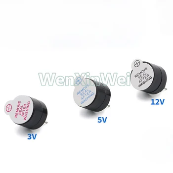 5V aktiver Summer magnetischer langer kontinuierlicher Piepton Alarm Ringer 12x9,5mm Mini aktive (10 Stück)