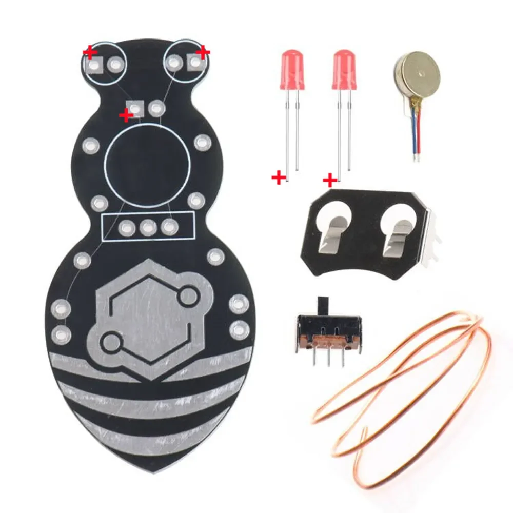 Lernen Sie, lustiges Kit zum Löten, Lötset, DIY-Elektronikprojekte – Bild 5