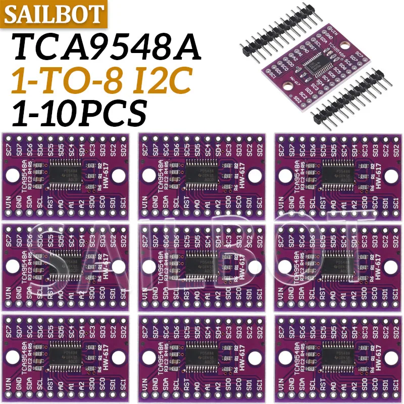 TCA9548 TCA9548A 1 To 8 I2C 8-channel IIC Multi-channel Multiplexer Breakout Module for Arduino Development