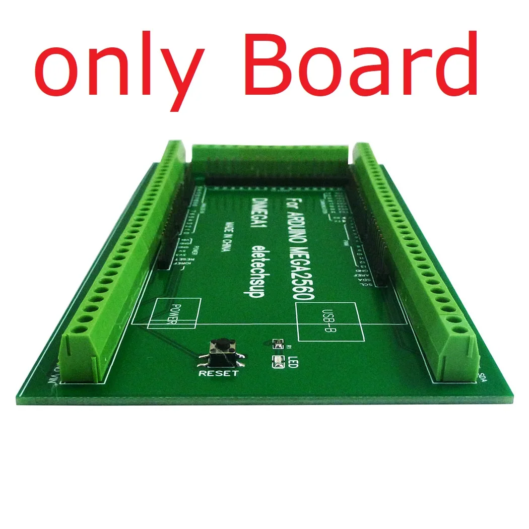 DNMEGA1 DIN-Schienenmontage-Schraubklemmenblock-Adaptermodul für Arduino MEGA-2560 R3