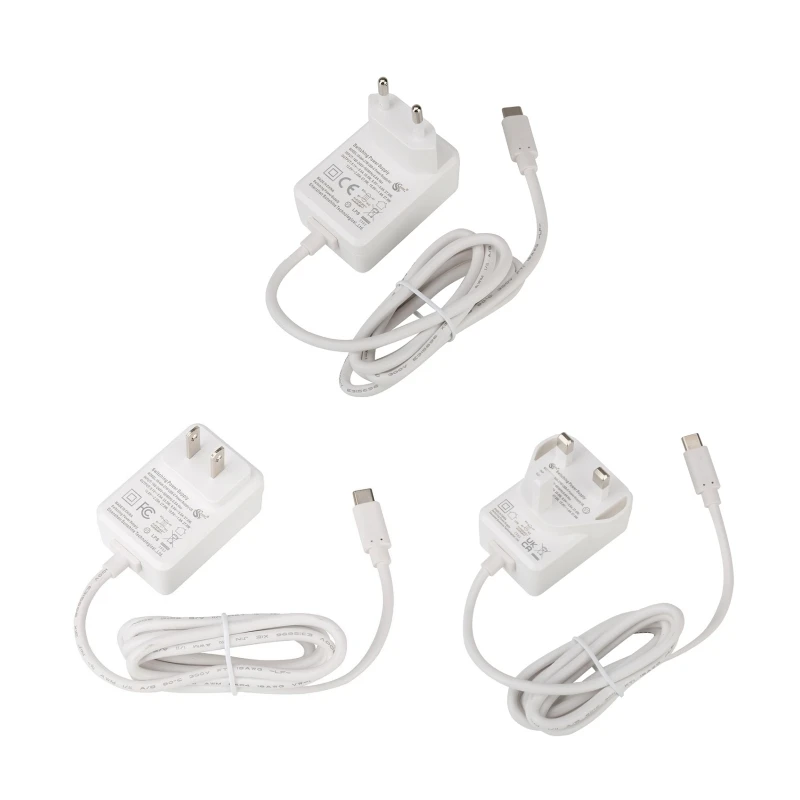 27W USB Typ-C Netzteil 5,1V 5A Kompatibel mit PD-Ladung EU US UK Stecker für Raspberry Pi 5